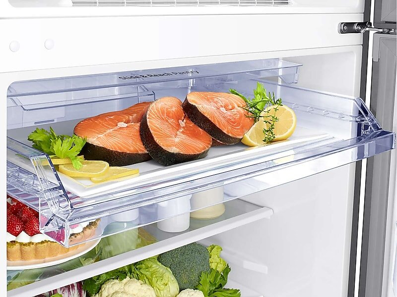 Samsung RT21M6213SR 21 Cu. Ft. Top Freezer Refrigerator With Flexzone™ In Stainless Steel