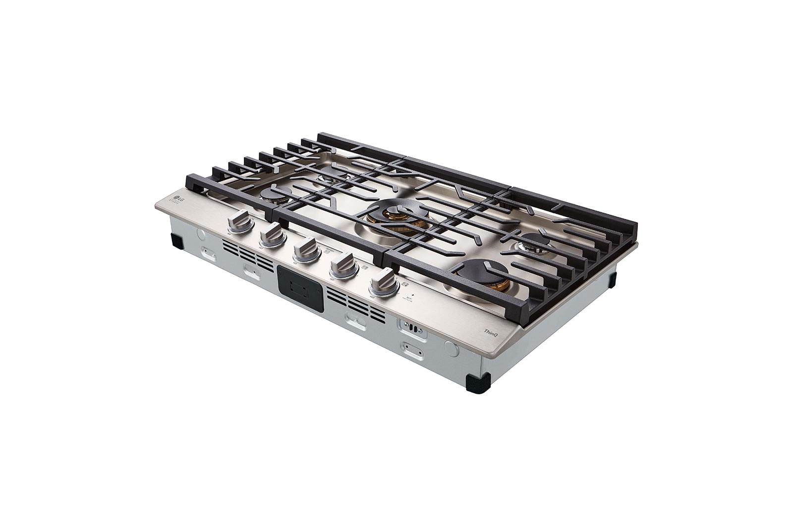 Lg CBGS3628S Lg Studio 36" Ultraheat™ Gas Cooktop With Easyclean®