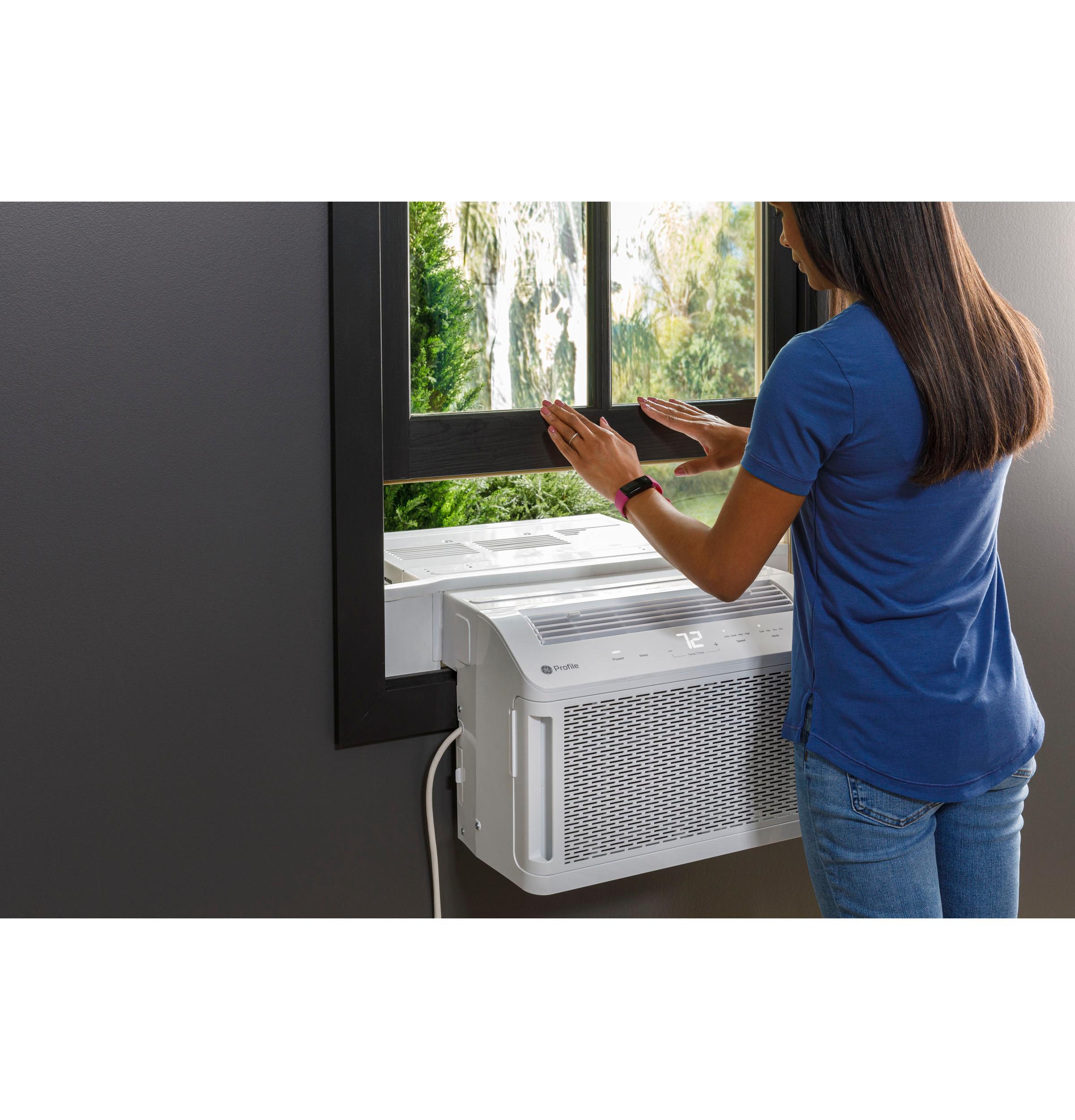 Ge Appliances PHNT10CC Ge Profile Clearview™ 10,300 Btu Inverter Smart Ultra Quiet Window Air Conditioner For Medium Rooms Up To 450 Sq. Ft.