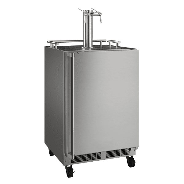 Marvel MOKR224SS31A 24-In Outdoor Mobile Dispenser For Beer, Wine Or Draft Beverages With Door Style - Stainless Steel