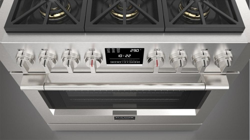 Fulgor Milano F6PDF366S1 36" Dual Fuel Pro Range