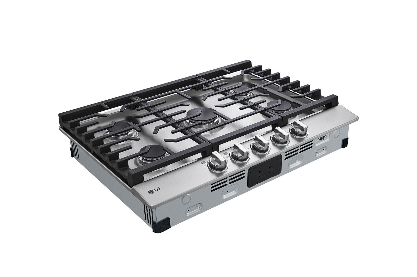 Lg CBGJ3023S 30" Gas Cooktop With Ultraheat™ 20K Btu Burner