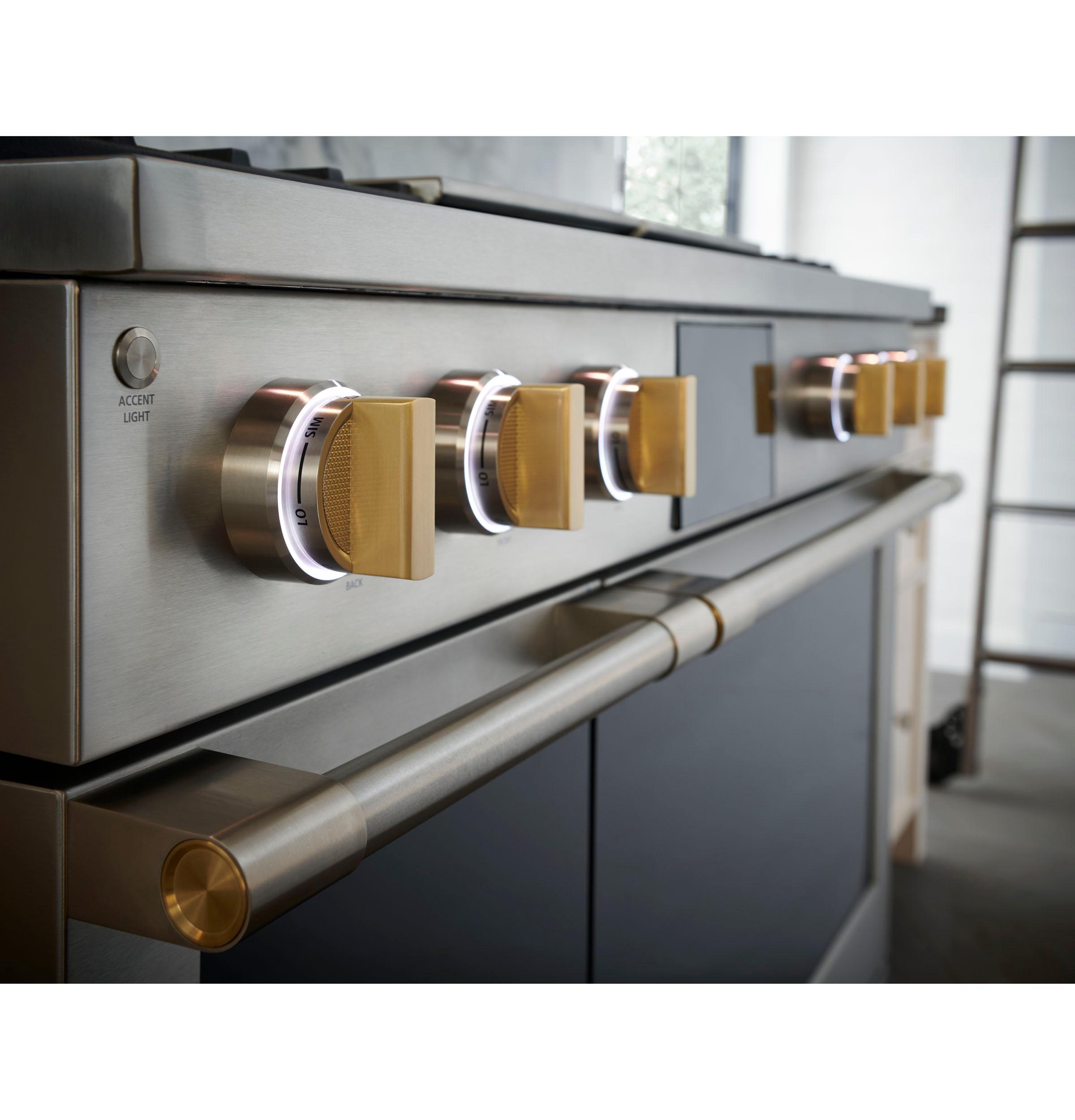 Monogram ZDP484NGTSS Monogram 48" Dual-Fuel Professional Range With 4 Burners, Grill, And Griddle