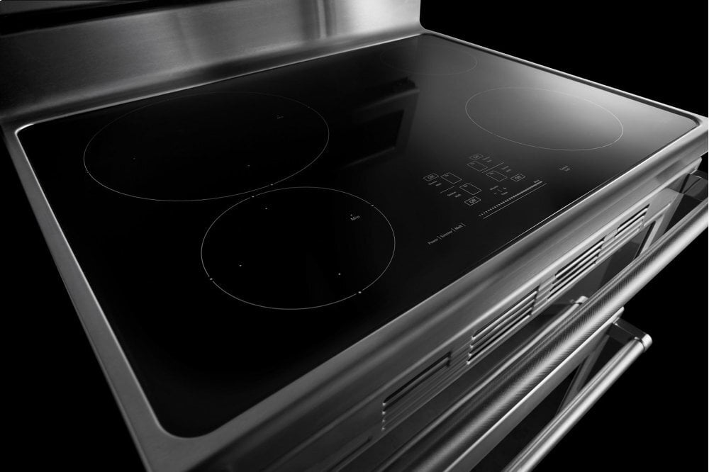 Kitchenaid KFID500ESS 30-Inch 4-Element Induction Double Oven Convection Range - Stainless Steel