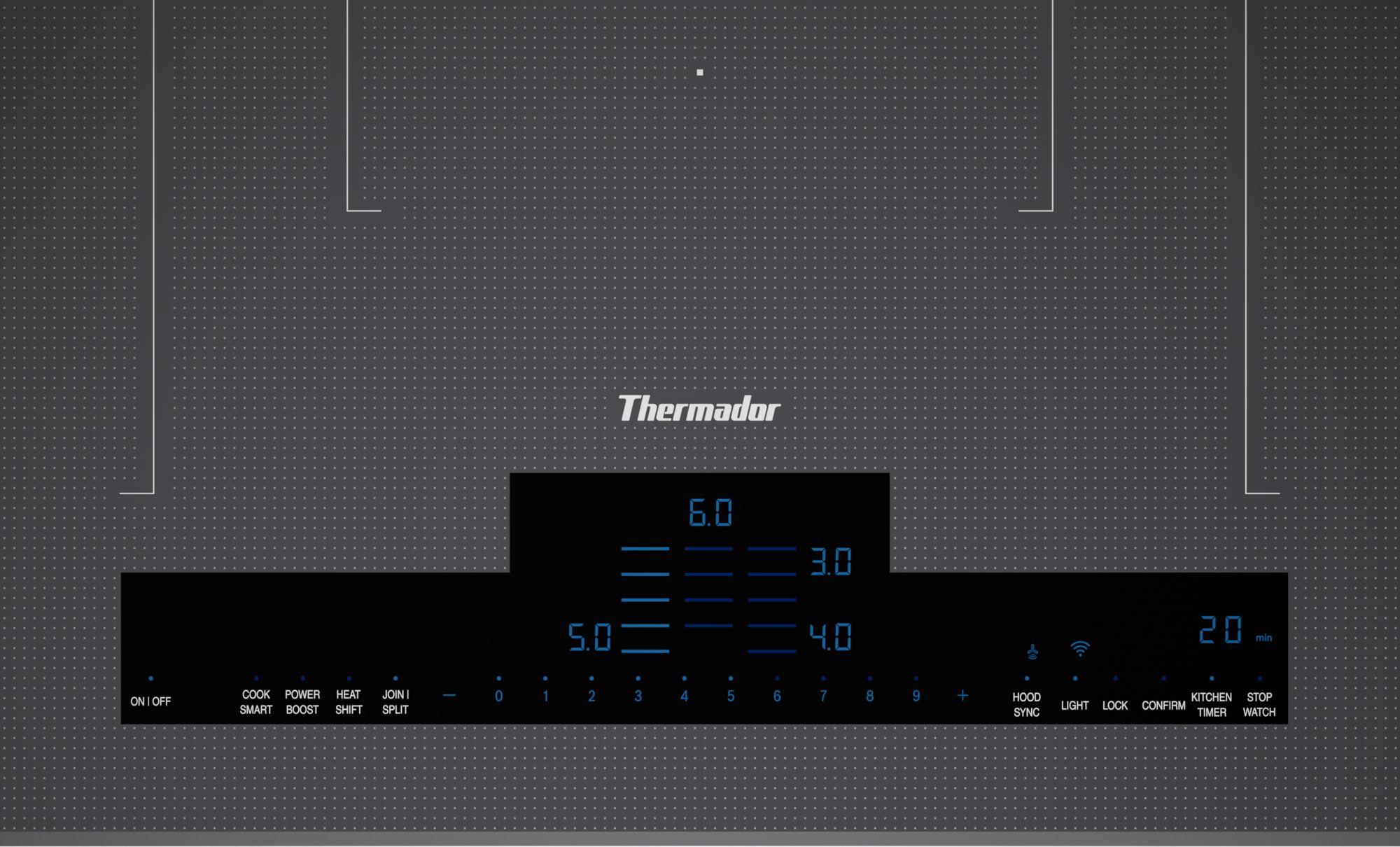 Thermador CIT367YM Liberty® Induction Cooktop 36'' Silver Mirror, Surface Mount Without Frame Cit367Ym