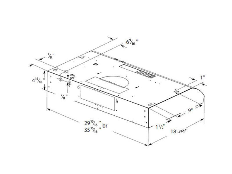 Elica KIT02722 Optional Duct Transition, 7