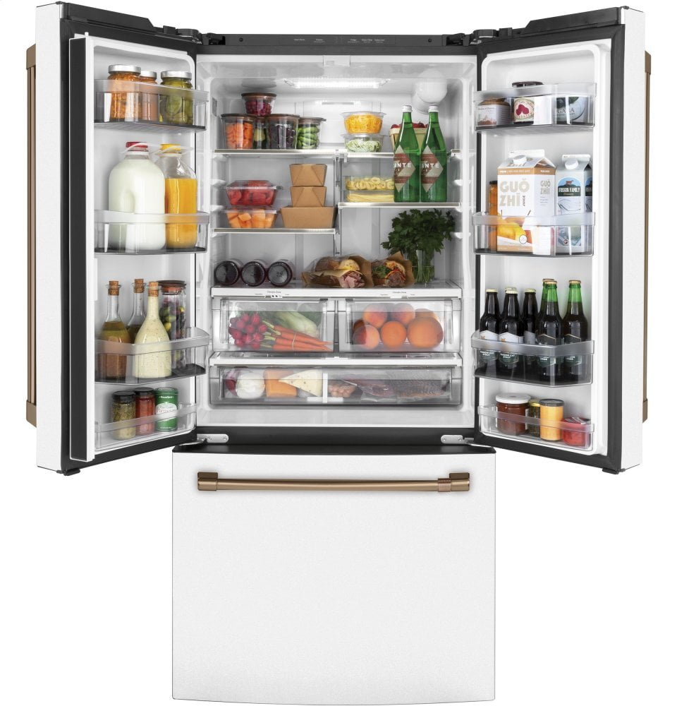 Cafe CWE19SP4NW2 Café Energy Star® 18.6 Cu. Ft. Counter-Depth French-Door Refrigerator