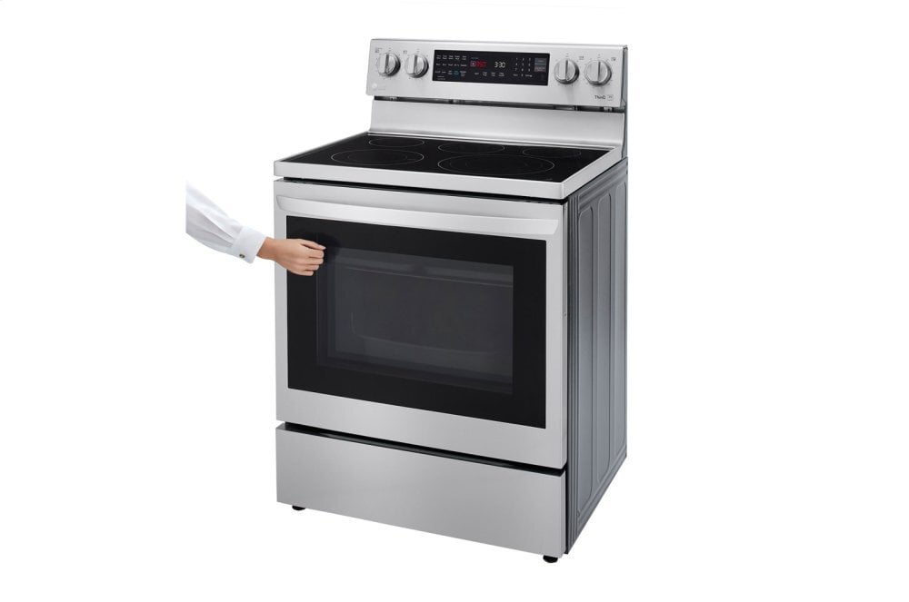 Lg LREL6325F 6.3 Cu Ft. Smart Wi-Fi Enabled True Convection Instaview® Electric Range With Air Fry