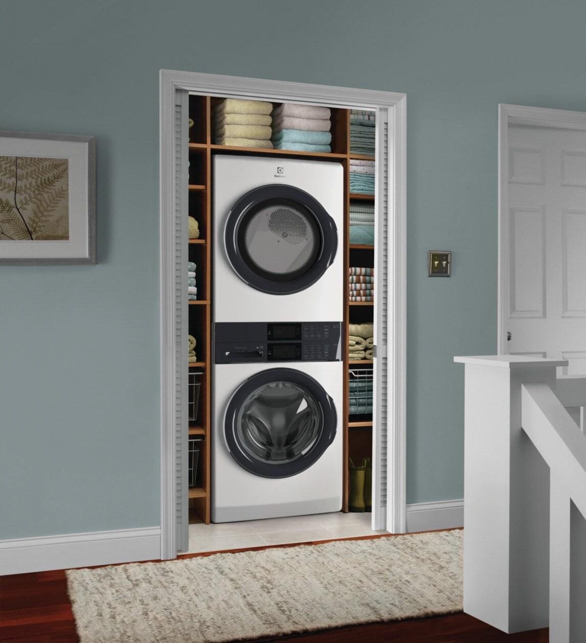 Electrolux ELTG7300AW Electrolux Laundry Tower™ Single Unit Front Load 4.4 Cu. Ft. Washer & 8 Cu. Ft. Gas Dryer