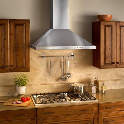 Best Range Hoods WTT32I42SB Wtt32 - 42" Brushed Stainless Steel Wall Mount Chimney Hood With Internal 675 Max Cfm Blower
