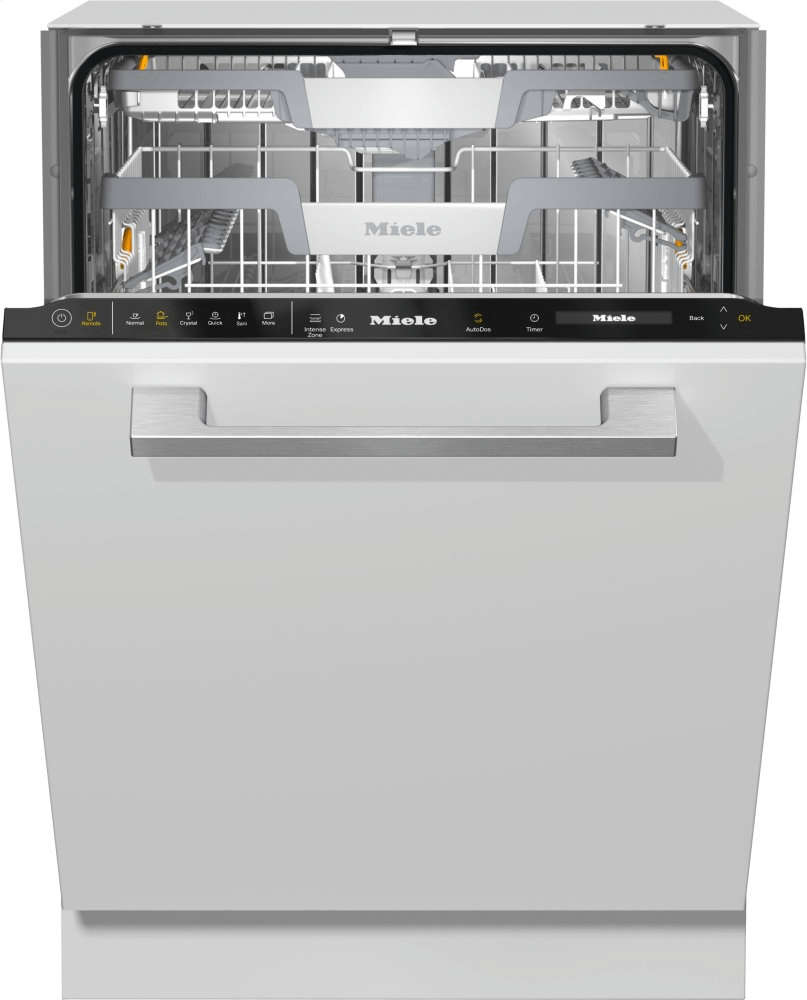 Miele G7366SCVIAUTODOSCLEANTOUCHSTEELOBSIDIANBLACK G 7366 Scvi Autodos - Fully Integrated Dishwashers With Automatic Dispensing Thanks To Autodos With Integrated Powerdisk.
