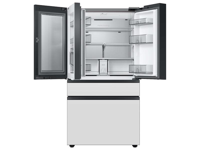 Samsung RF23BB860012 Bespoke 4-Door French Door Refrigerator (23 Cu. Ft.) With Beverage Center™ In White Glass