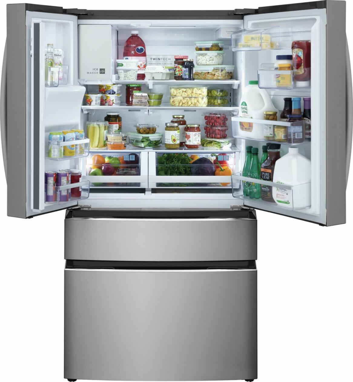 Frigidaire GRMS2773AF Frigidaire Gallery 26.3 Cu. Ft. Standard-Depth 4-Door French Door Refrigerator