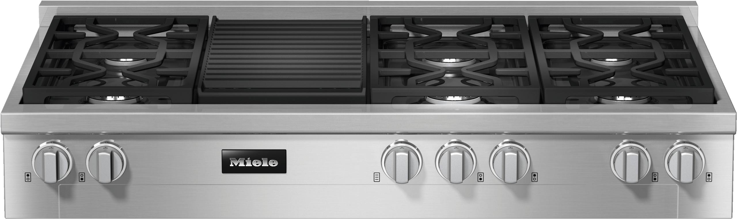Miele KMR13553GGREDSTCLST Kmr 1355-3 G Gr Edst/Clst - Rangetop With Burners And Grill For Versatility And Performance