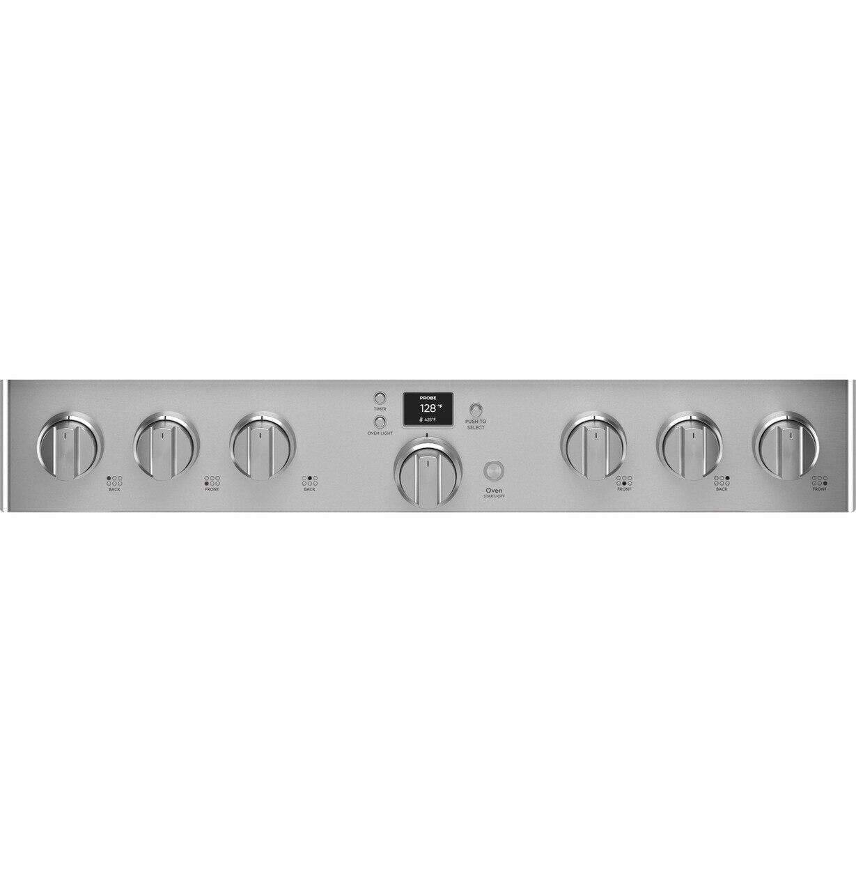 Cafe C2Y366P2TS1 Café™ 36" Smart Dual-Fuel Commercial-Style Range With 6 Burners (Natural Gas)