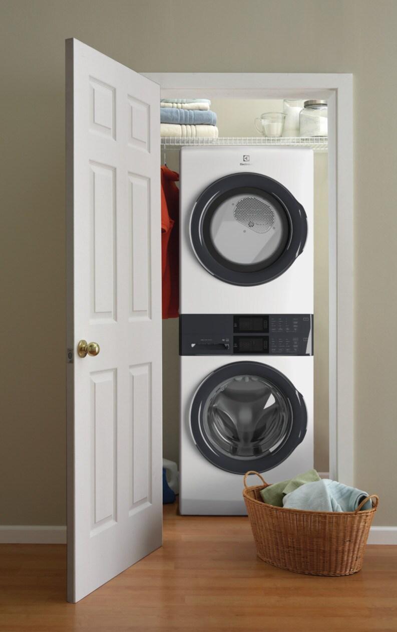 Electrolux ELTG7300AW Electrolux Laundry Tower™ Single Unit Front Load 4.4 Cu. Ft. Washer & 8 Cu. Ft. Gas Dryer
