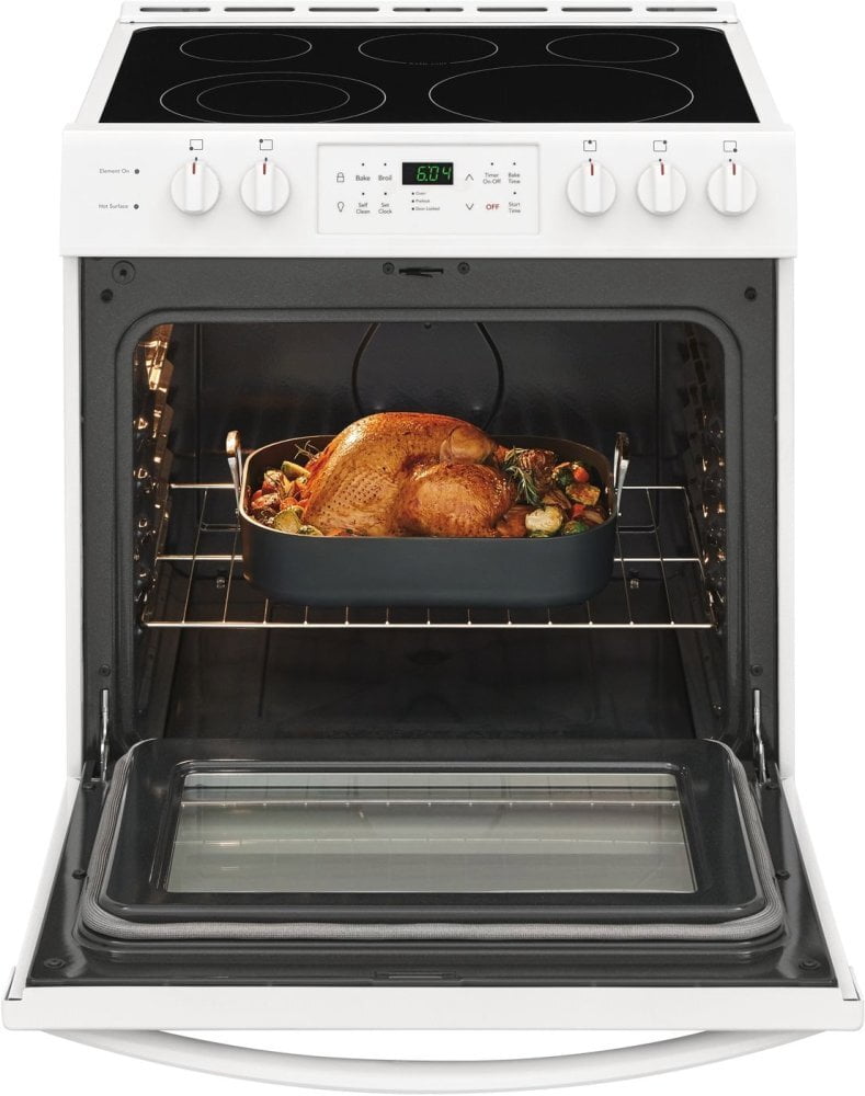 Frigidaire FFEH3054UW Frigidaire 30'' Front Control Freestanding Electric Range