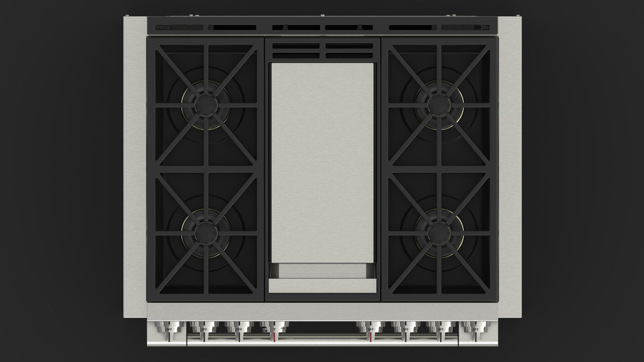 Fulgor Milano F6PGR364GS2 Sofia 36 Pro All Gas Range With Griddle