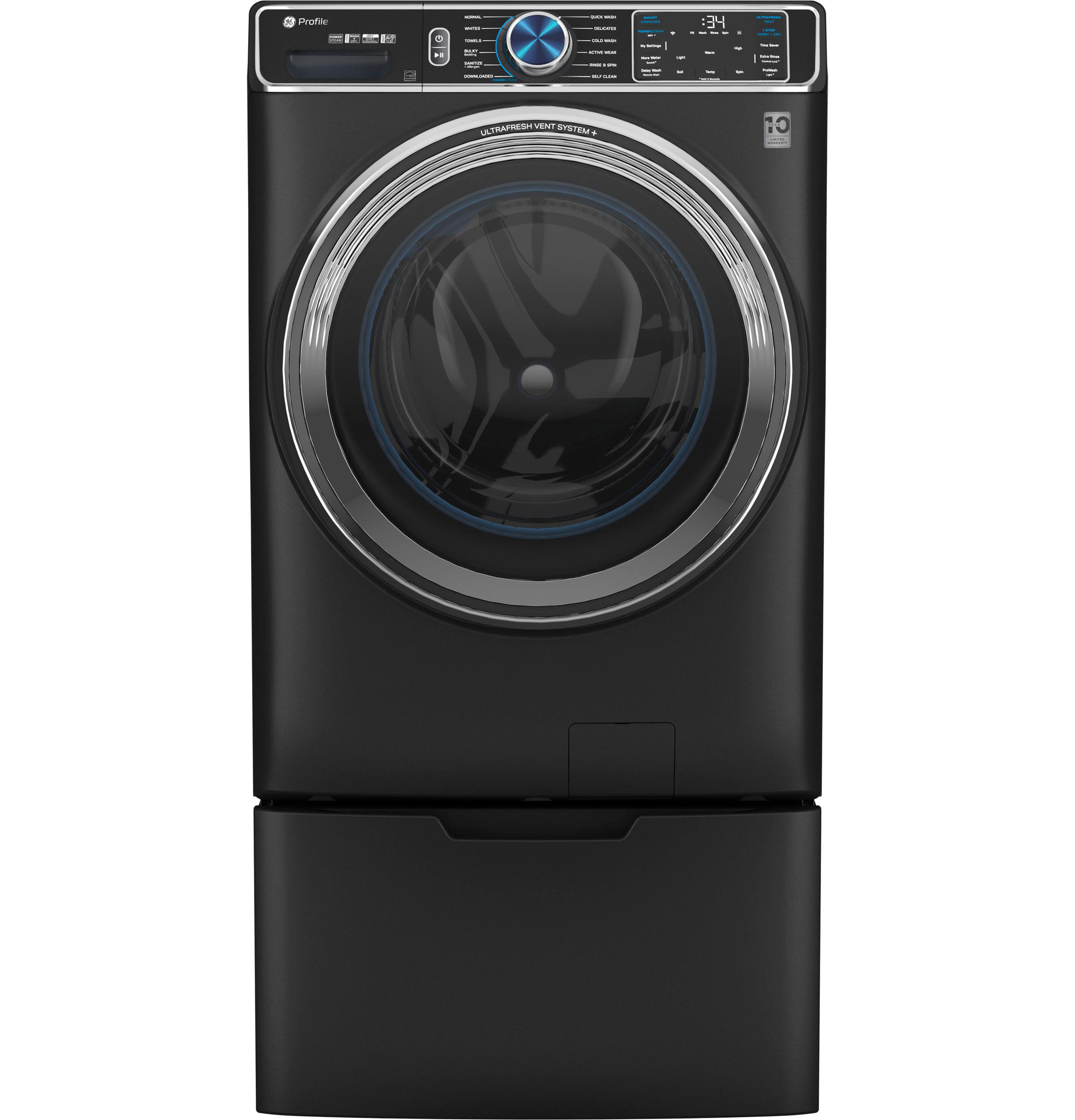 Ge Appliances PFW950SPTDS Ge Profile™ 5.3 Cu. Ft. Capacity Smart Front Load Energy Star® Steam Washer With Adaptive Smartdispense™ Ultrafresh Vent System Plus™ With Odorblock™
