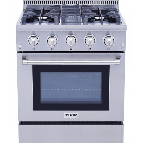 Thor Kitchen HRG3080U 30 Inch Professional Gas Range In Stainless Steel