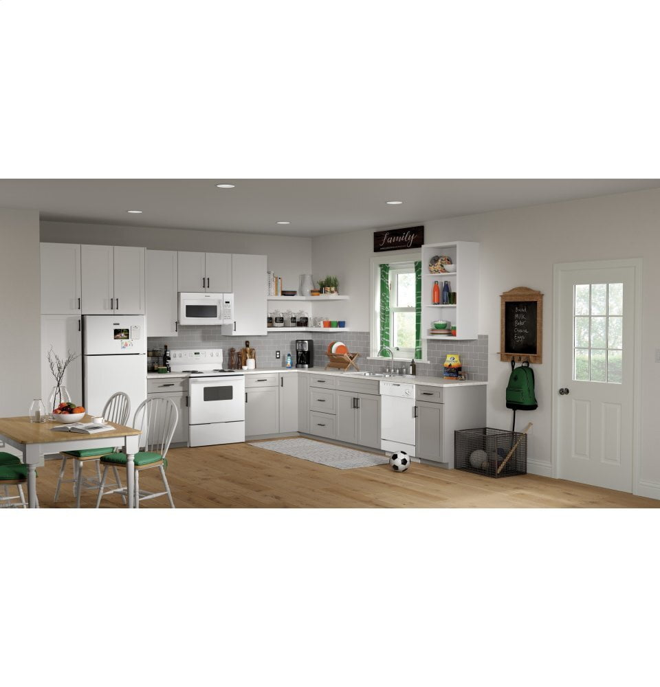 Hotpoint RVM5160DHWW Hotpoint® 1.6 Cu. Ft. Over-The-Range Microwave Oven
