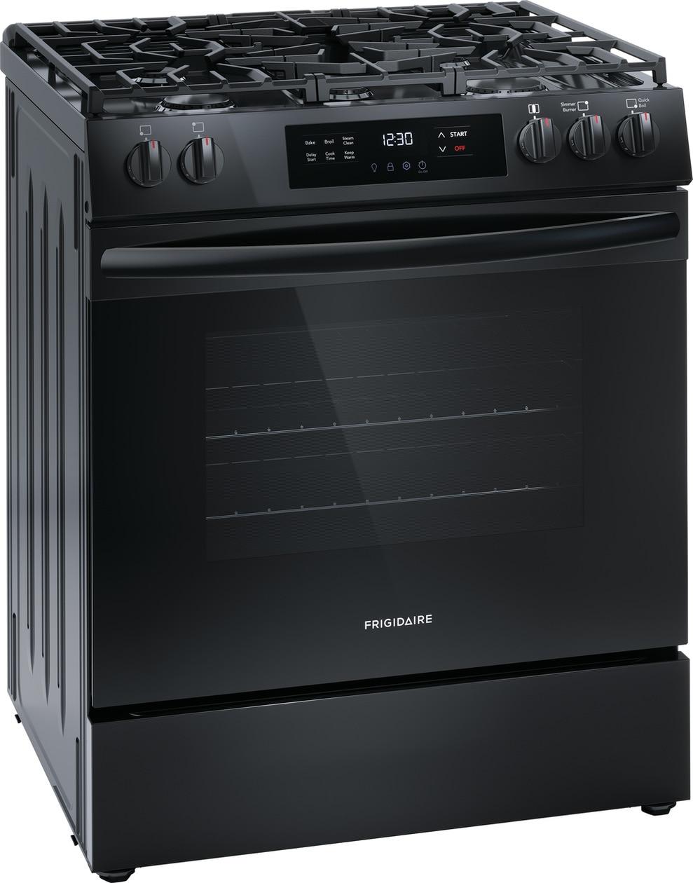 Frigidaire FCFG3062AB Frigidaire 30" Front Control Gas Range With Quick Boil