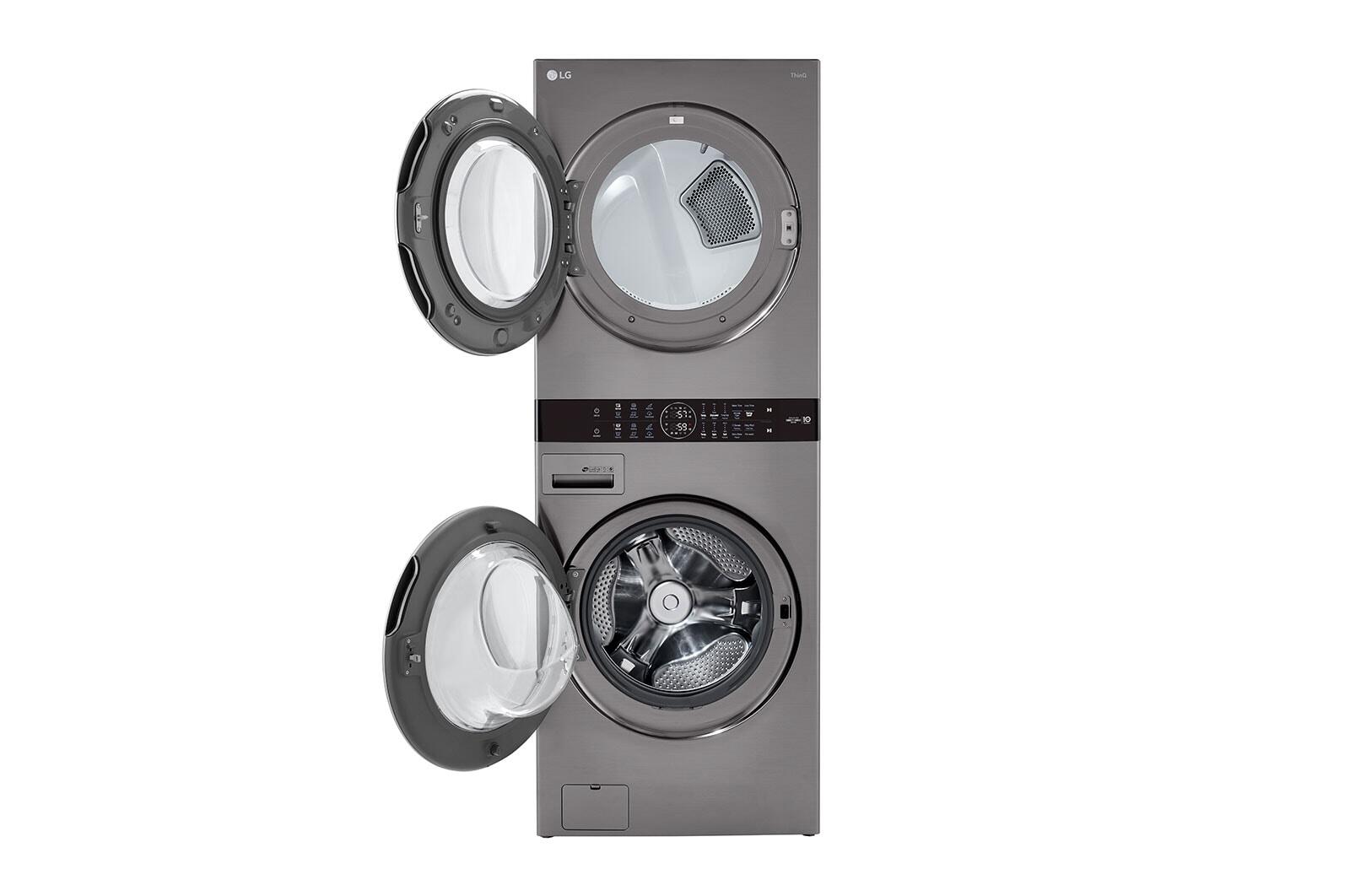 Lg WKE100HVA Single Unit Front Load Lg Washtower™ With Center Control™ 4.5 Cu. Ft. Washer And 7.4 Cu. Ft. Electric Dryer