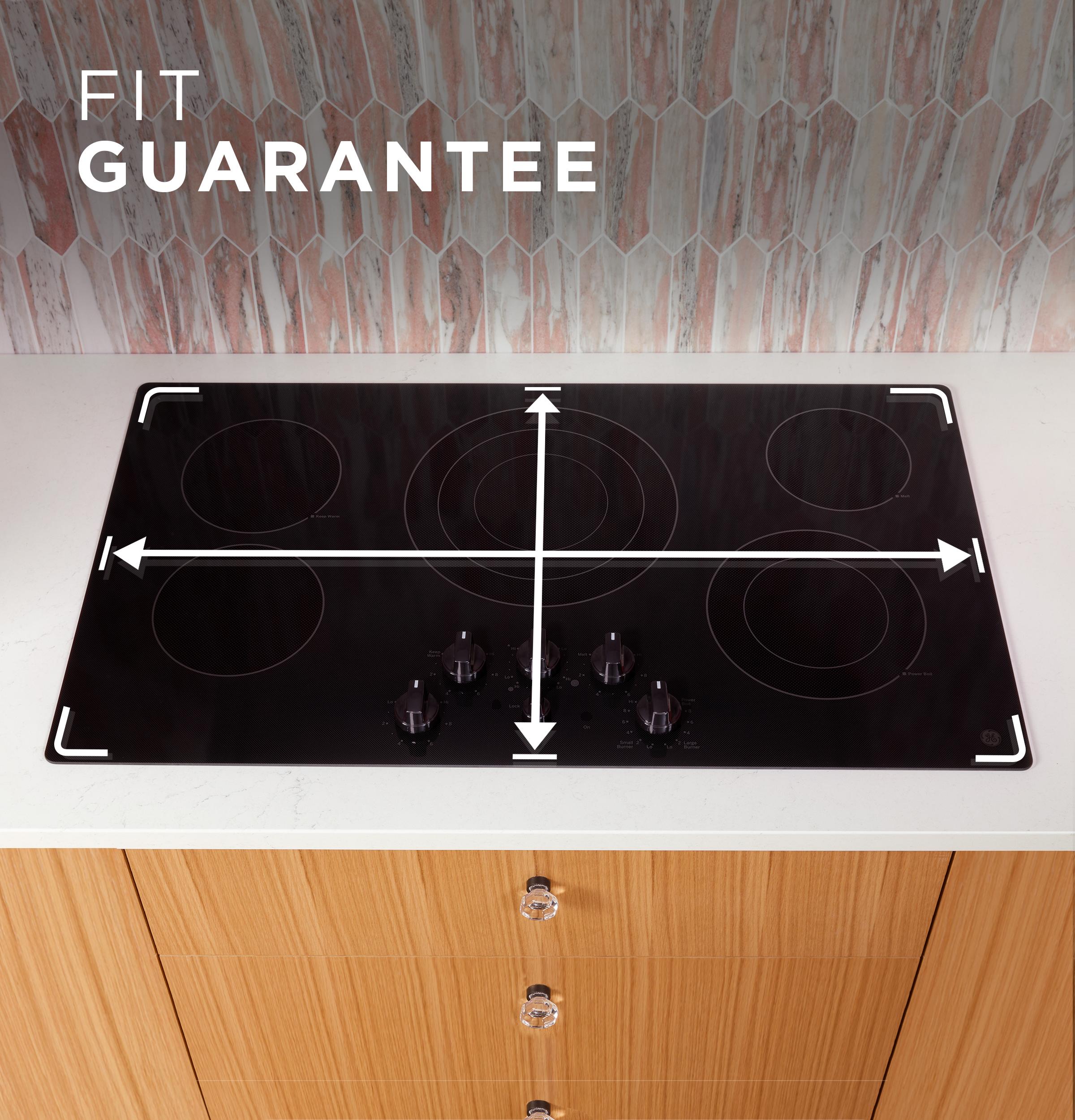 Ge Appliances JEP5036STSS Ge® 36" Built-In Knob Control Electric Cooktop