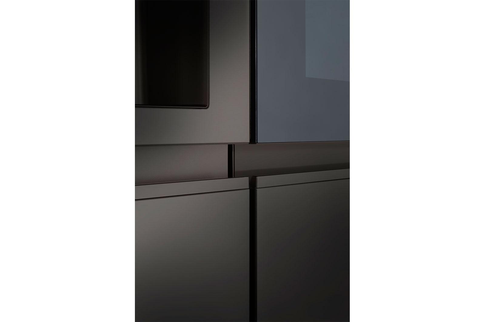 Lg LRSOC2306D 23 Cu. Ft. Side-By-Side Counter-Depth Instaview® Refrigerator With Craft Ice™