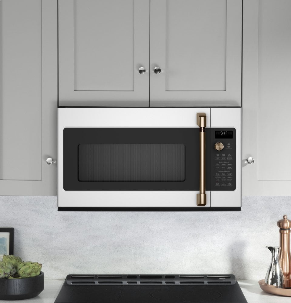 Cafe CVM517P4MW2 Café 1.7 Cu. Ft. Convection Over-The-Range Microwave Oven