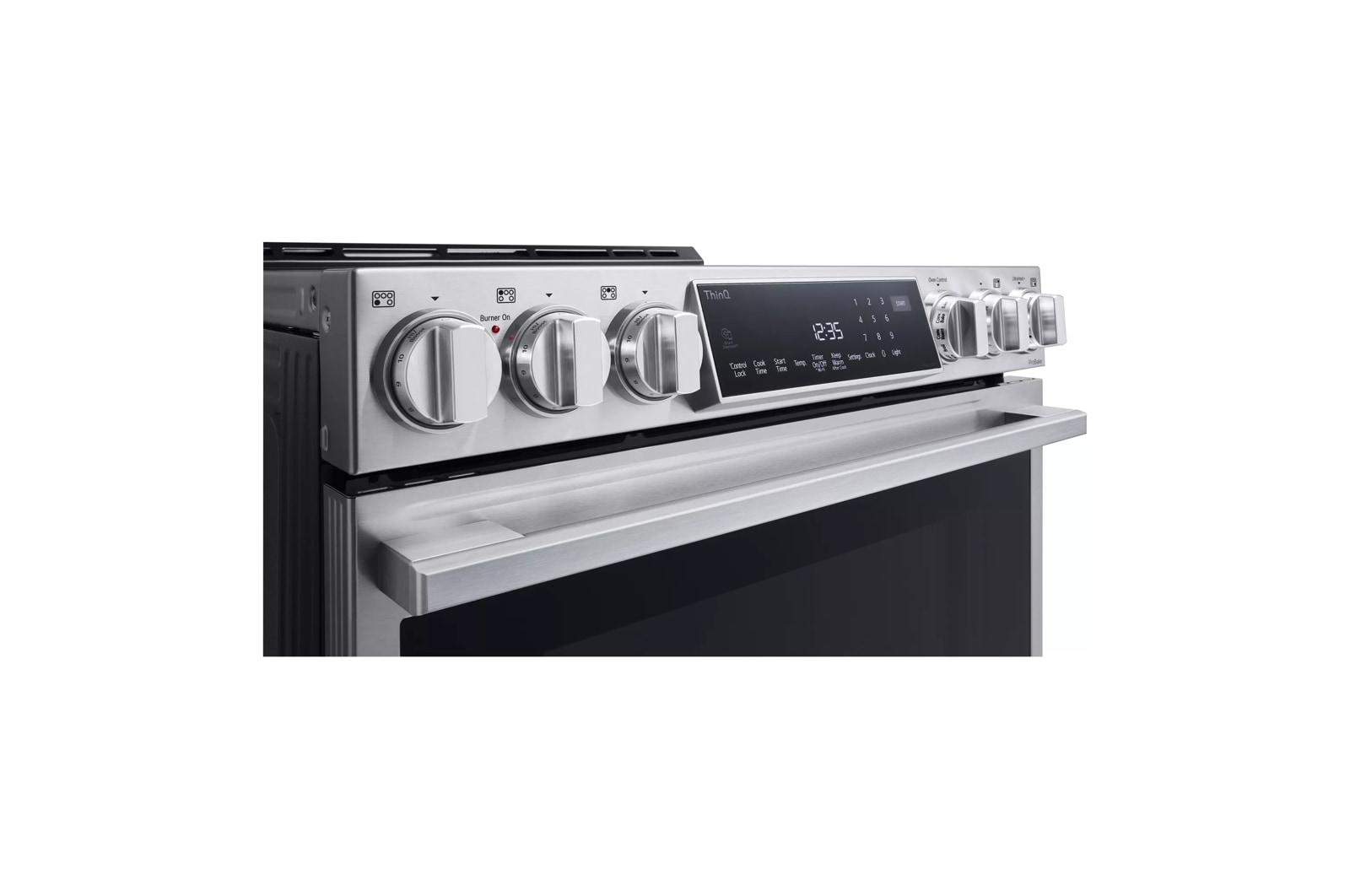 Lg LSIS6338FE Lg Studio 6.3 Cu. Ft. Instaview® Induction Slide-In Range With Air Fry And Air Sous Vide