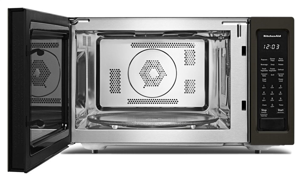 Kitchenaid KMCC5015GBS 21 3/4" Countertop Convection Microwave Oven With Printshield™ Finish - 1000 Watt - Black Stainless Steel With Printshield™ Finish