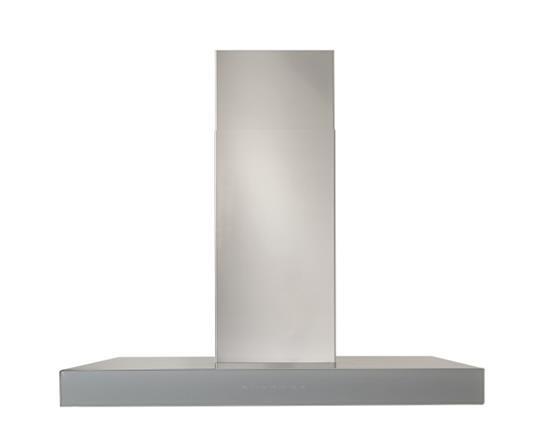 Best Range Hoods WCB3I30SBS Ispira 30-In. 650 Max Cfm Stainless Steel Chimney Range Hood With Purled™ Light System And Brushed Grey Glass