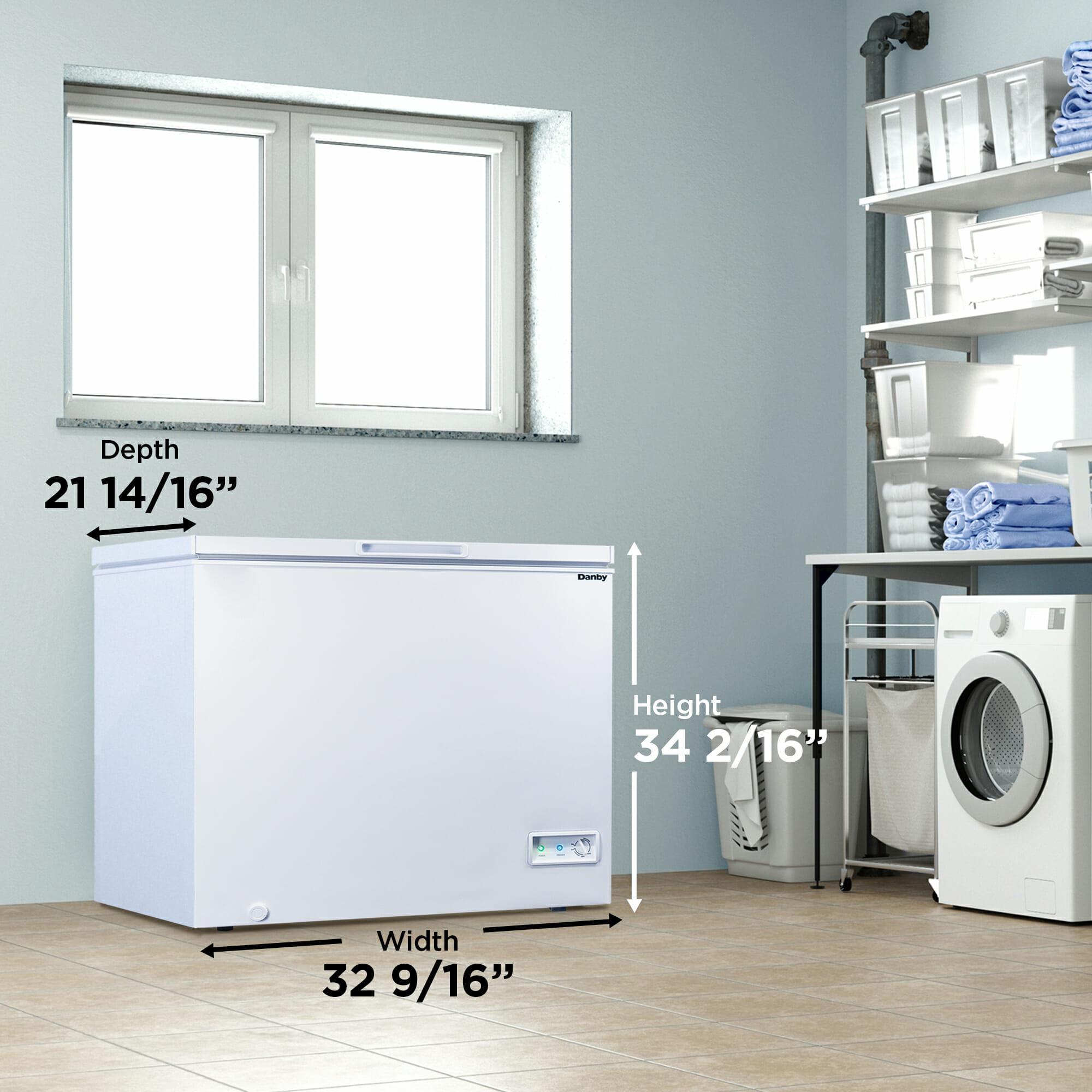 Danby DCF070A5WDB Danby 7.0 Cu. Ft. Square Model Chest Freezer