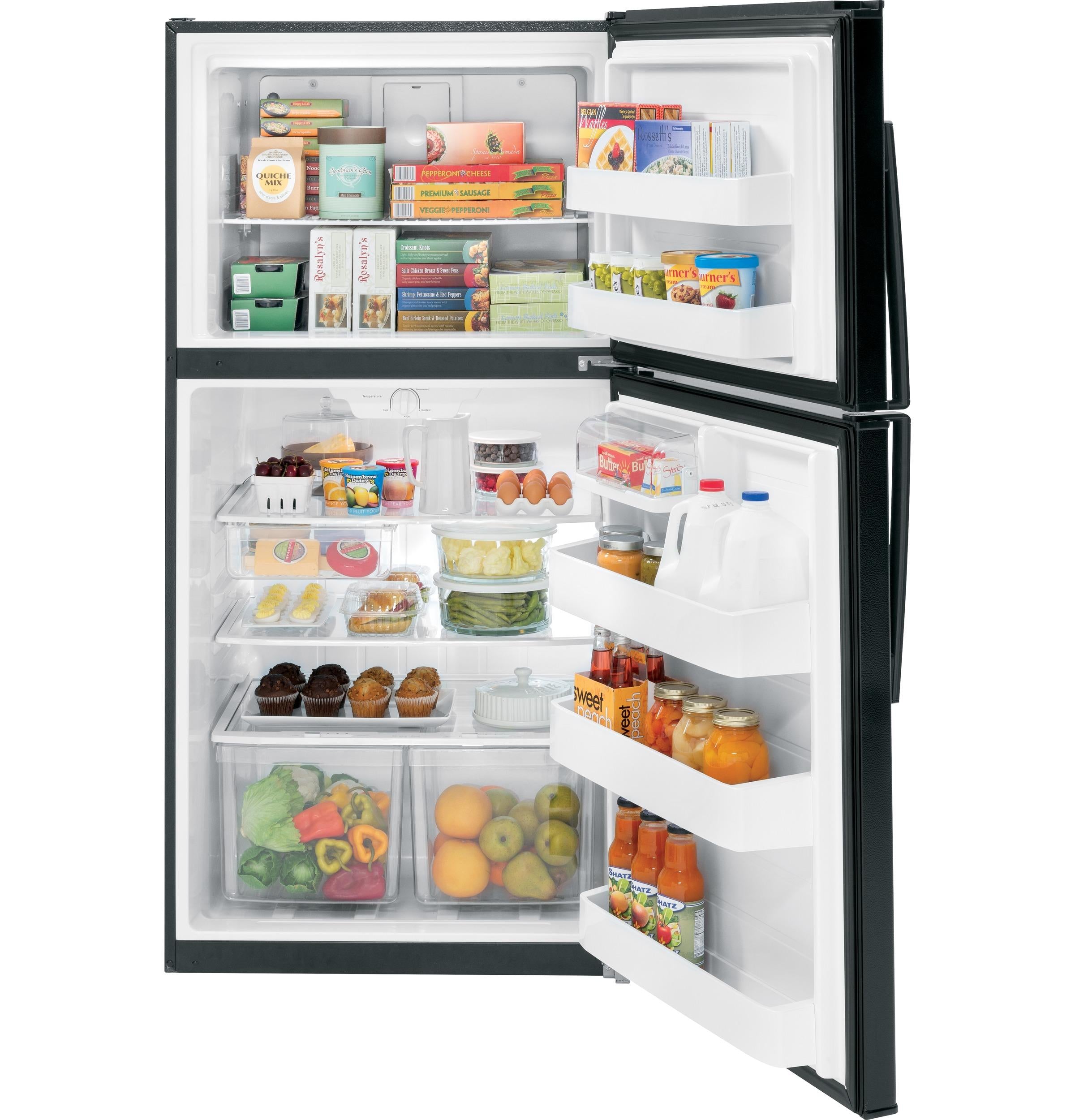 Ge Appliances GTE21GTHBB Ge® Energy Star® 21.1 Cu. Ft. Top-Freezer Refrigerator