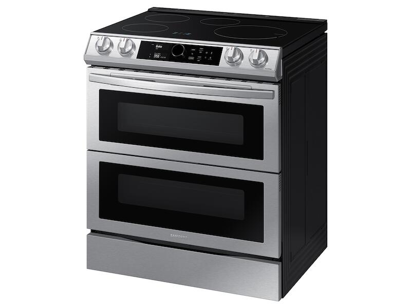 Samsung NE63T8951SS 6.3 Cu. Ft. Smart Slide-In Induction Range With Flex Duo™, Smart Dial & Air Fry In Stainless Steel