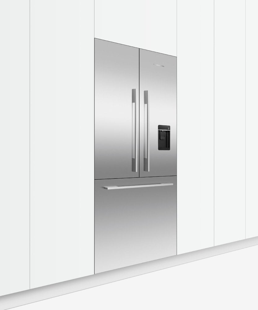 Fisher & Paykel RS36A80U1N Integrated French Door Refrigerator Freezer, 36", Ice & Water
