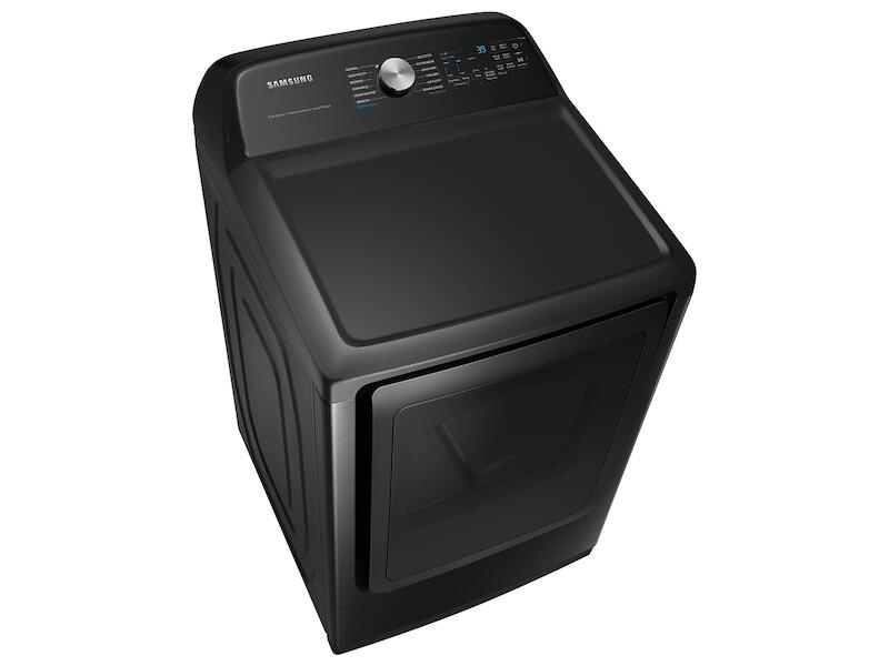 Samsung DVG52A5500V 7.4 Cu. Ft. Smart Gas Dryer With Steam Sanitize+ In Brushed Black