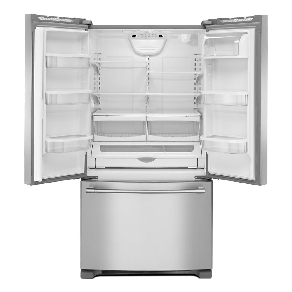 Maytag MRFF5033PZ 33-Inch Wide French Door Refrigerator With Water Dispenser - 22 Cu. Ft
