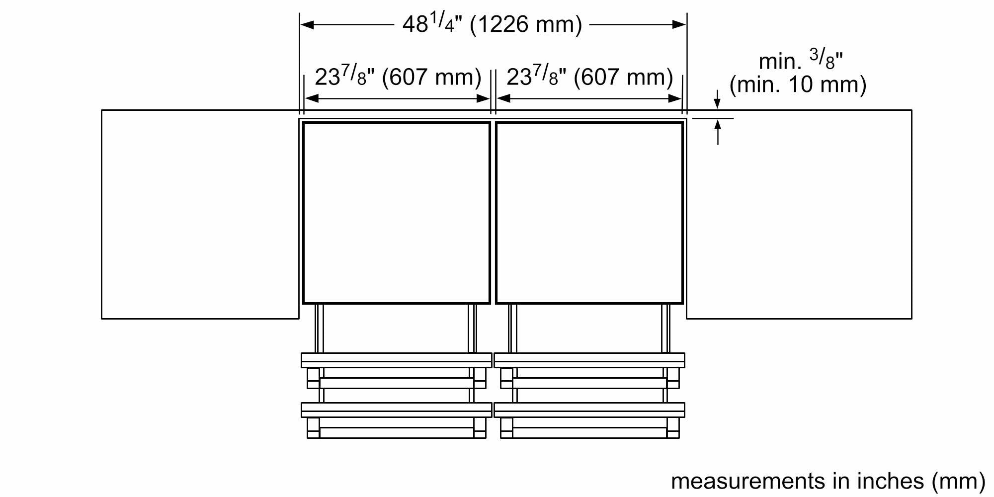 Thermador T24UC915DS Freedom® 24 Inch Uc Refrigerator Freezer, Master 24'' Masterpiece® Stainless Steel T24Uc915Ds