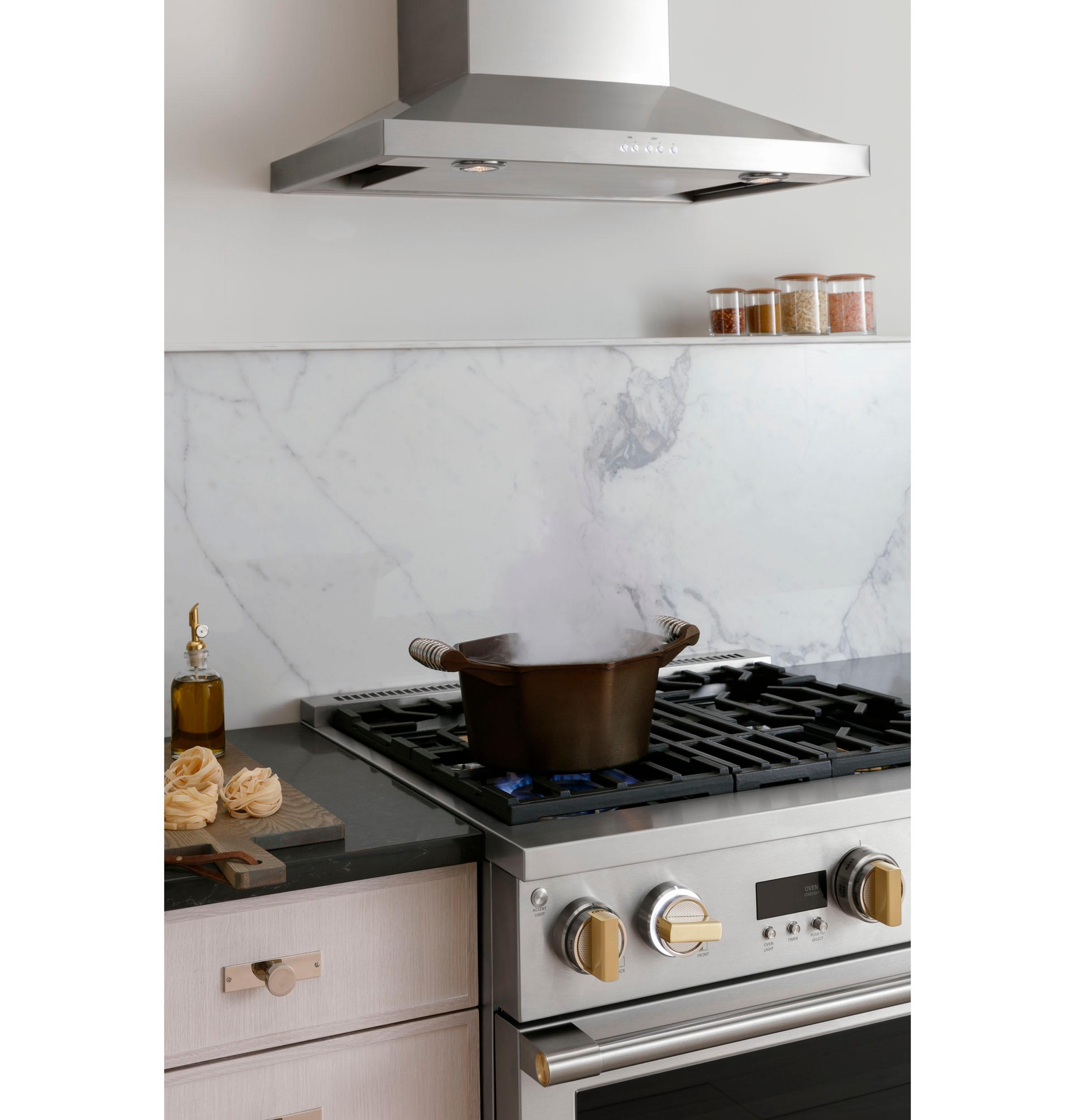 Monogram ZVW8301SWSS 30" Wall-Mounted Vent Hood