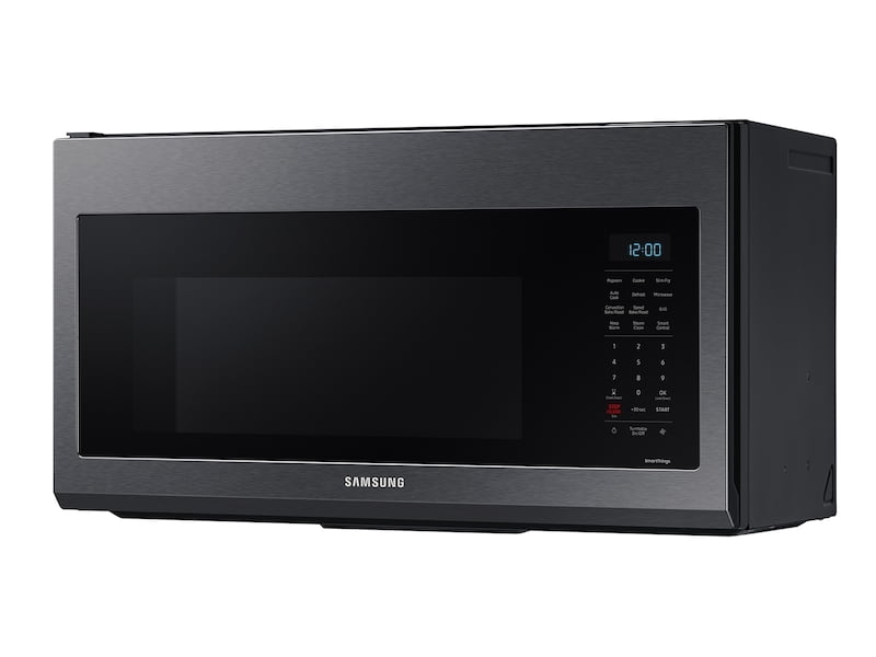 Samsung MC17T8000CG 1.7 Cu. Ft. Over-The-Range Microwave With Convection And Slim Fry™ In Black Stainless Steel