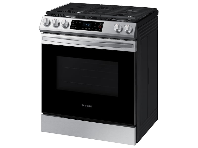 Samsung NX60T8111SS 6.0 Cu. Ft. Front Control Slide-In Gas Range With Wi-Fi In Stainless Steel