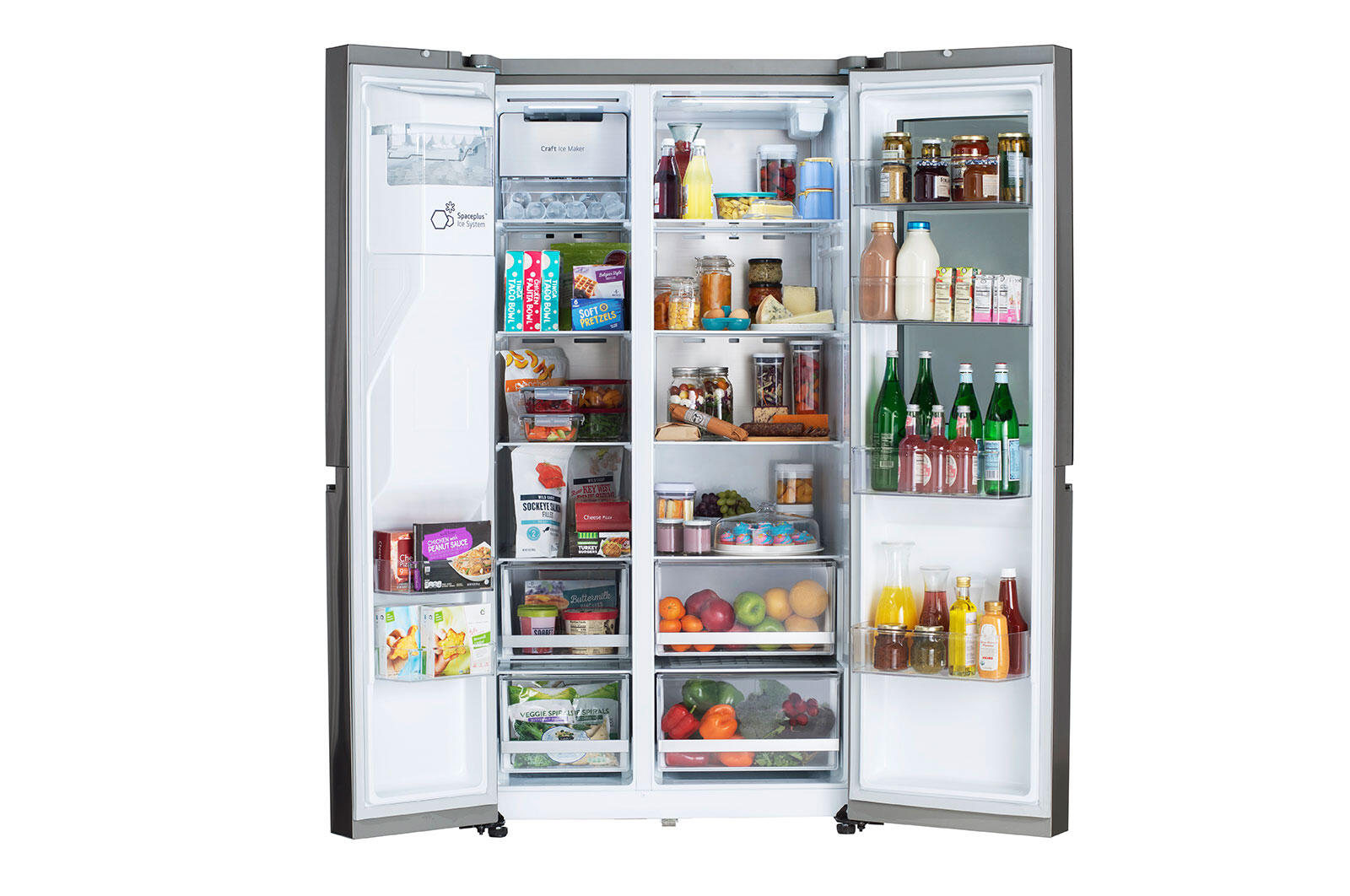 Lg LRSOS2706S 27 Cu. Ft. Side-By-Side Instaview™ Refrigerator
