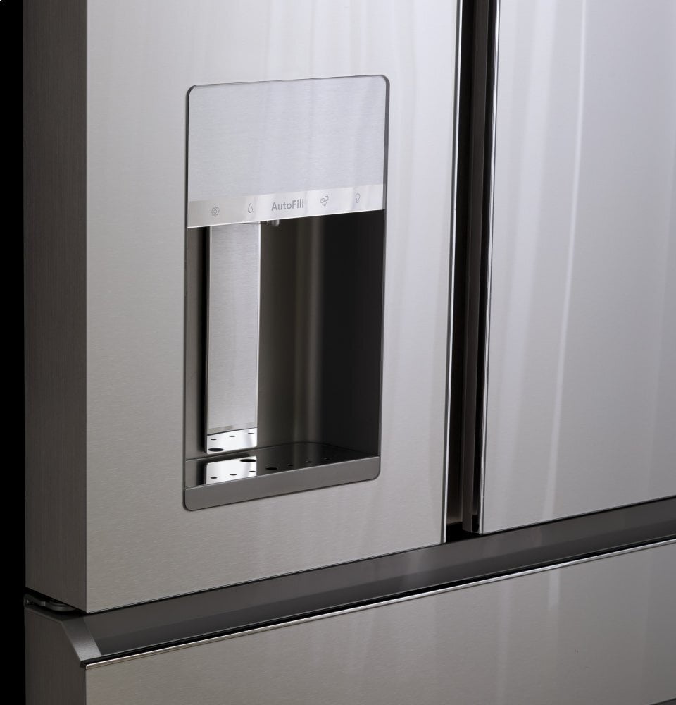 Cafe CVE28DM5NS5 Café Energy Star® 27.8 Cu. Ft. Smart 4-Door French-Door Refrigerator In Platinum Glass