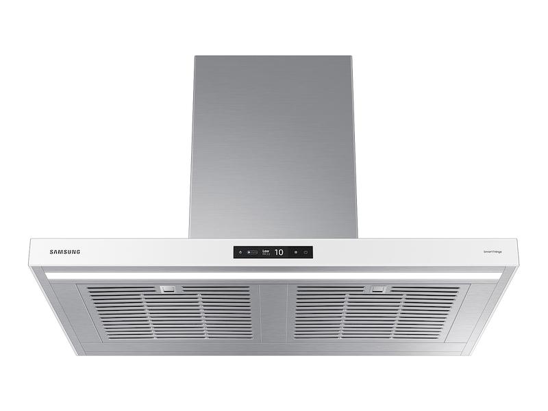 Samsung NK36CB700W12 36" Bespoke Smart Wall Mount Hood With Lcd Display In Clean White