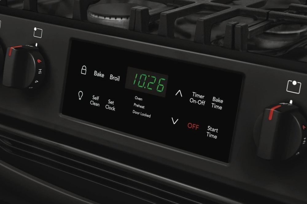 Frigidaire FFGH3054UB Frigidaire 30'' Front Control Freestanding Gas Range