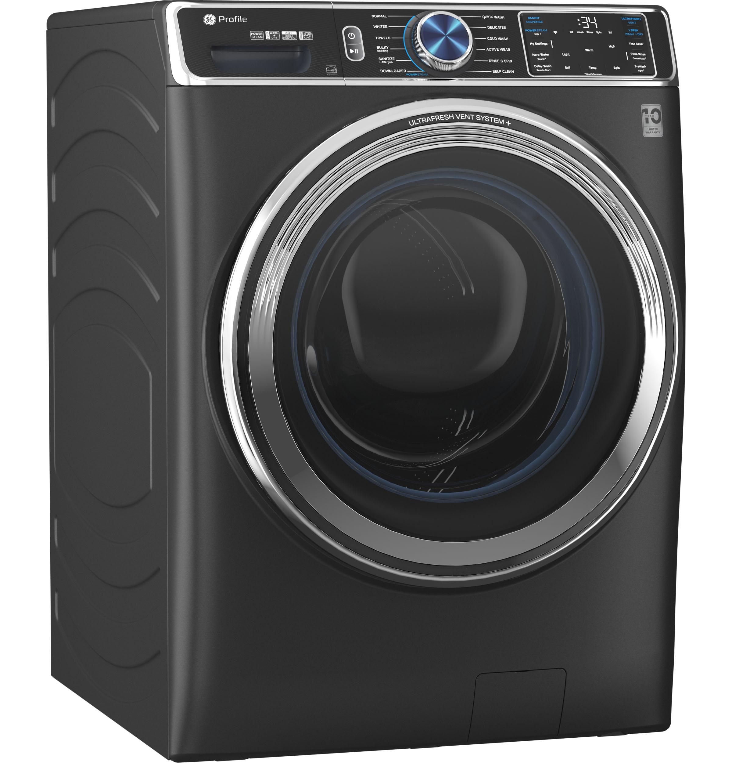 Ge Appliances PFW950SPTDS Ge Profile™ 5.3 Cu. Ft. Capacity Smart Front Load Energy Star® Steam Washer With Adaptive Smartdispense™ Ultrafresh Vent System Plus™ With Odorblock™