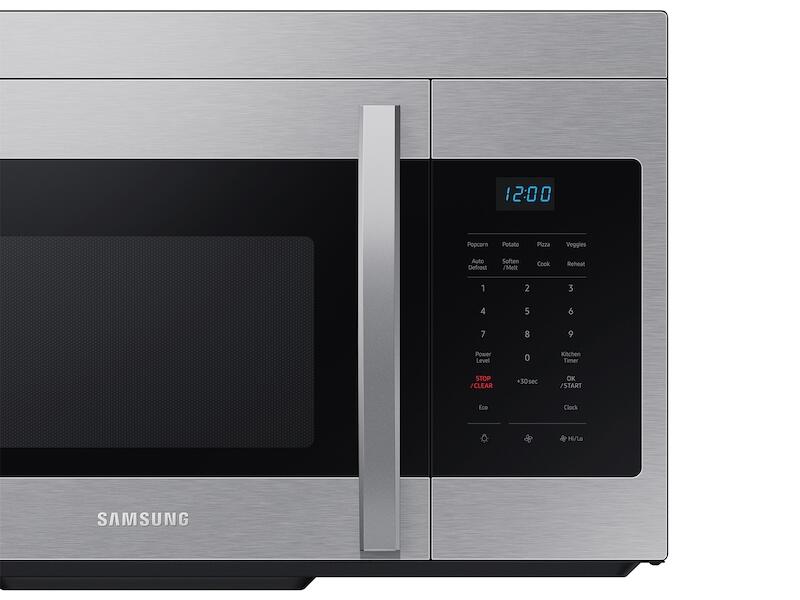 Samsung ME16A4021AS 1.6 Cu. Ft. Over-The-Range Microwave With Auto Cook In Stainless Steel