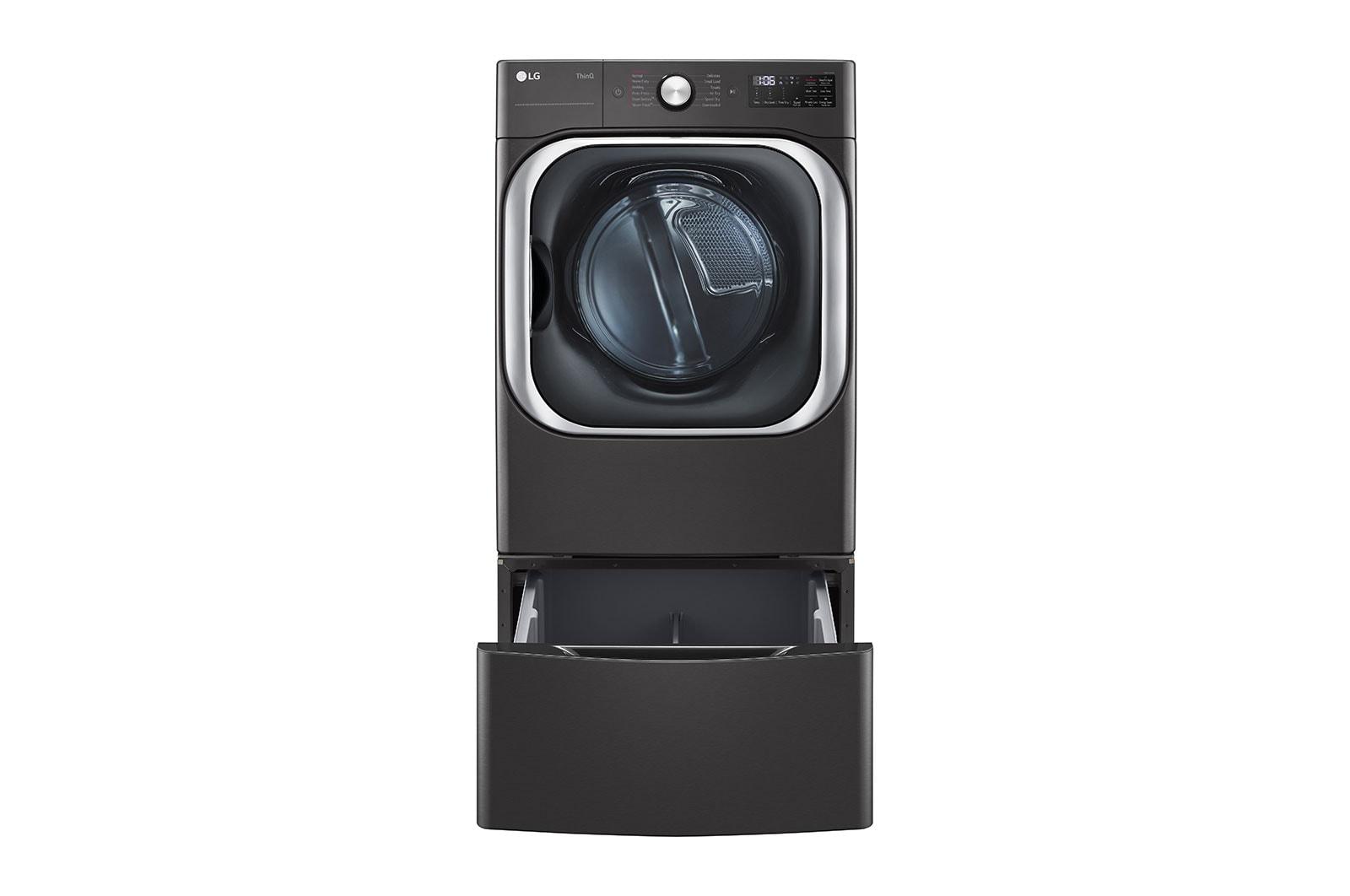 Lg WDP5B Laundry Pedestal - Black Steel